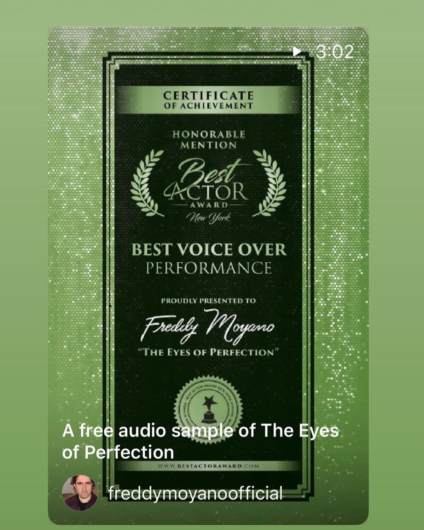 Best Actor Award New York