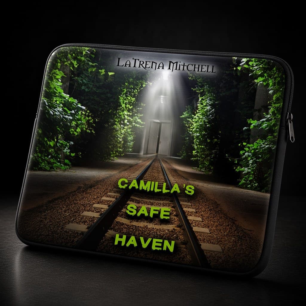 Camilla’s Safe Haven laptop sleeve
