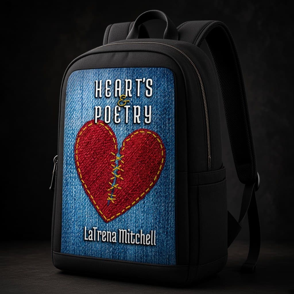 Heart’s & Poetry backpack