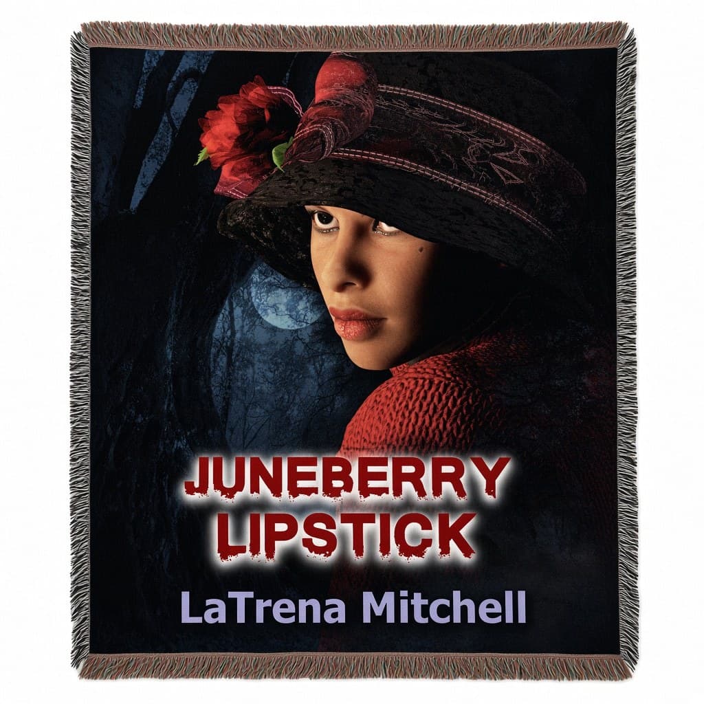 Juneberry Lipstick woven throw