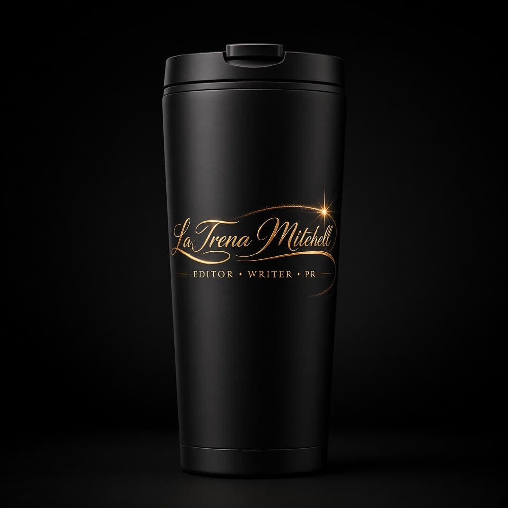 La Trena Mitchell gold lockup tumbler